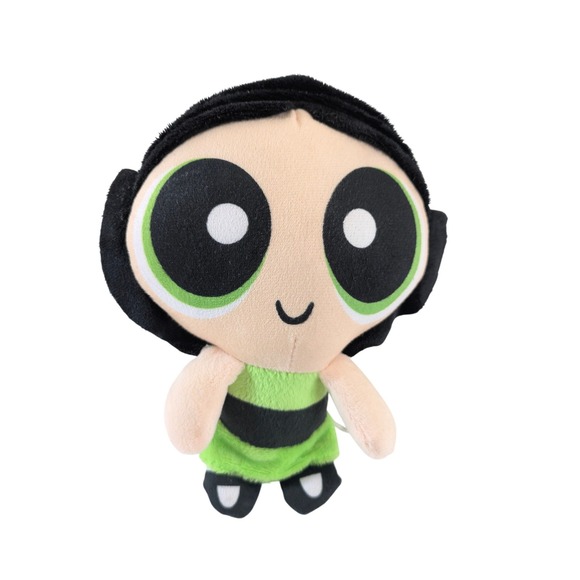 Cartoon Network Other - Powerpuff Girls Buttercup Plush Toy Cartoon Network Green Black 8 Inch Kids